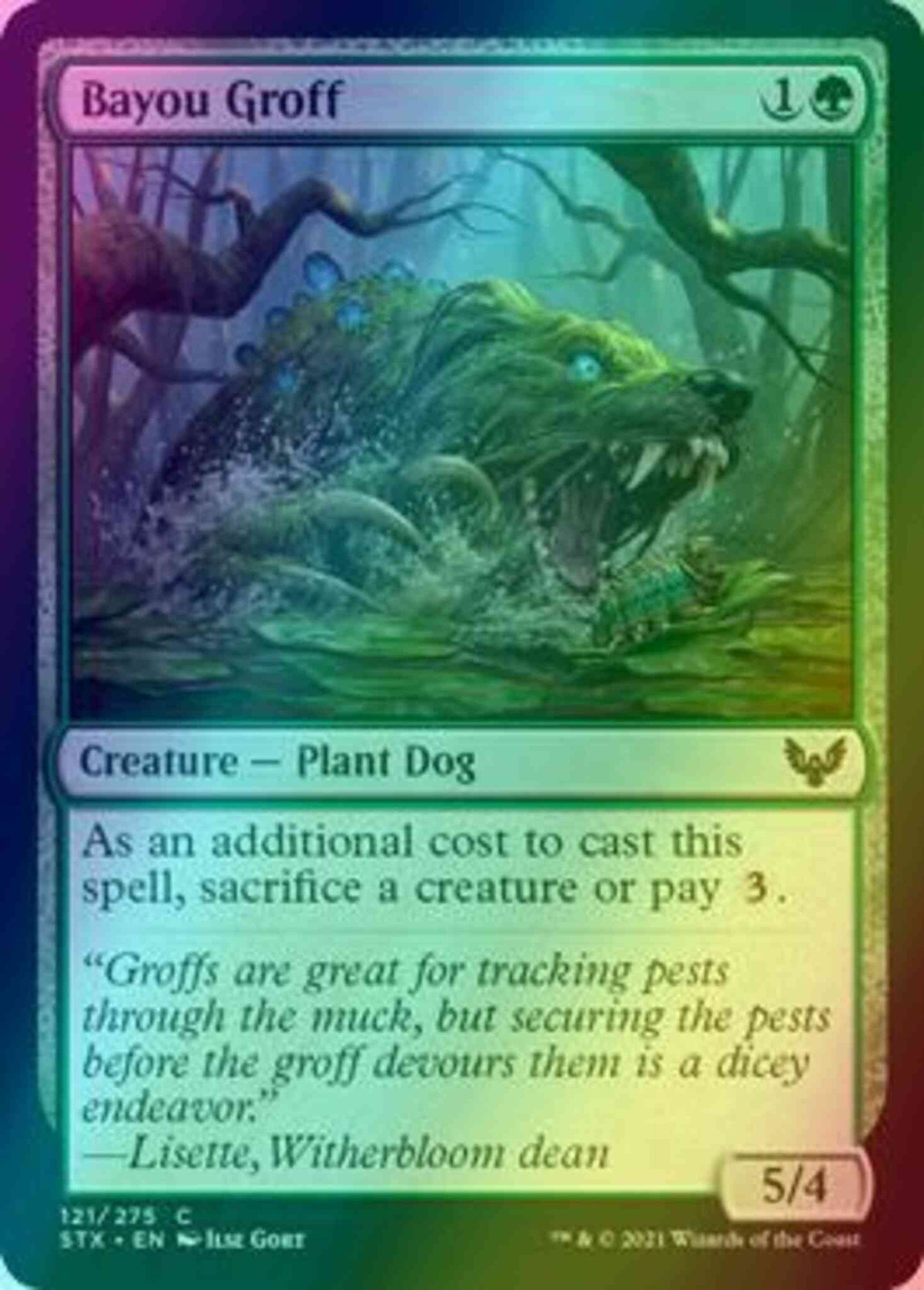 Bayou Groff [121] [Strixhaven: School of Mages] [Foil]