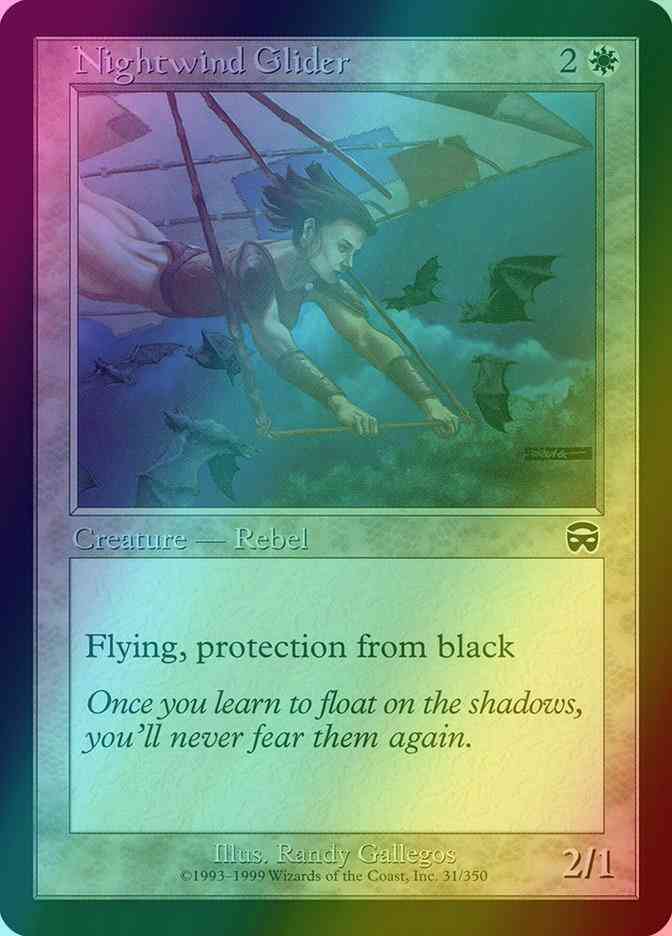 Nightwind Glider [31] [Mercadian Masques] [Foil]