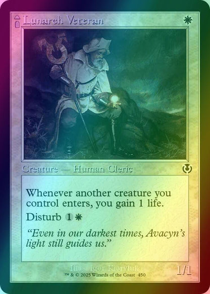 Lunarch Veteran // Luminous Phantom [450] [Retro Frame] [Innistrad Remastered] [Foil]