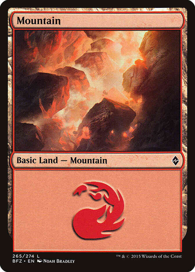 Mountain [265a] [Battle for Zendikar] [Non-Foil]