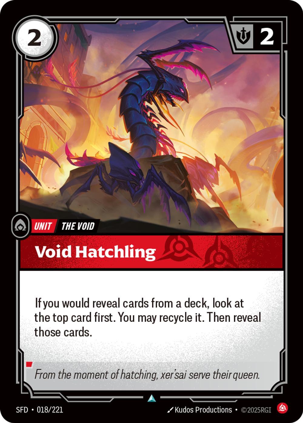 Void Hatchling - 018/221 [Spiritforged] [Non-Foil]