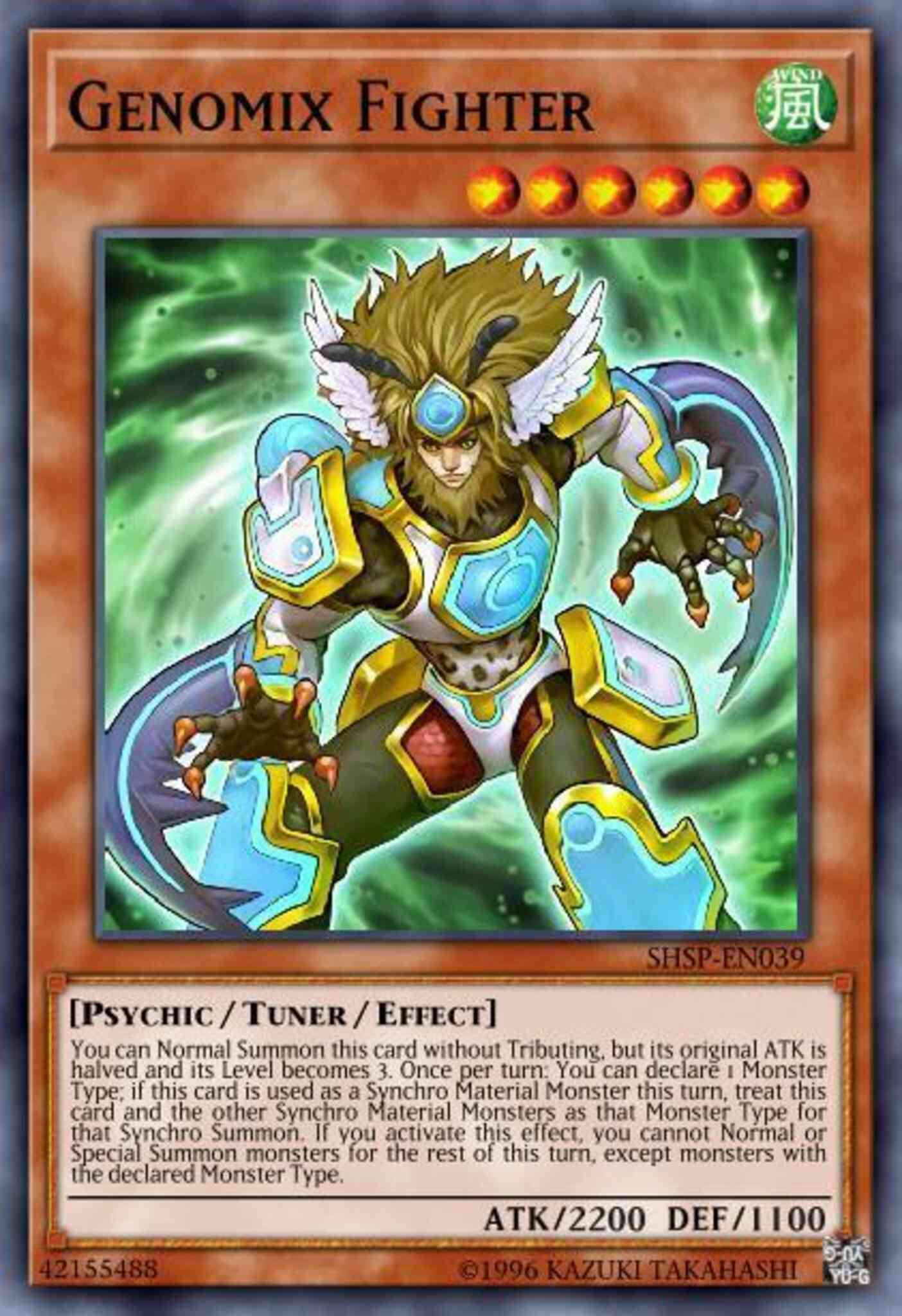Genomix Fighter - SHSP-EN039 - Ultra Rare - 1st Edition
