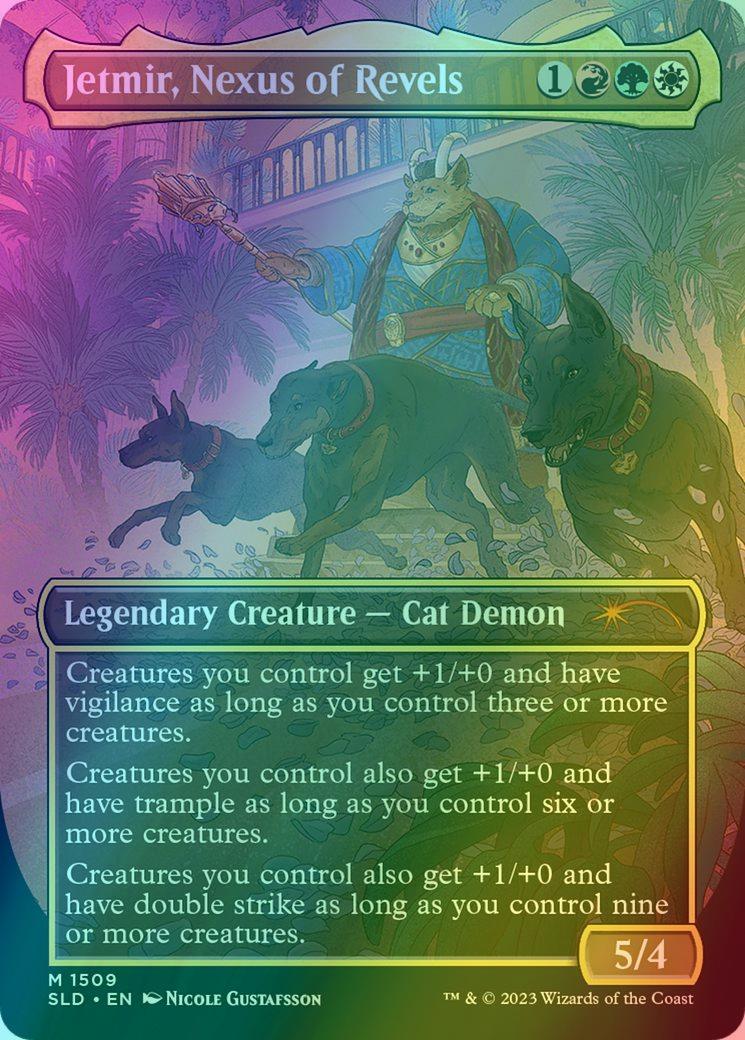 Jetmir, Nexus of Revels // Jetmir, Nexus of Revels [1509] [Borderless] [Raining Cats and Dogs] [Secret Lair Drop] [Foil]
