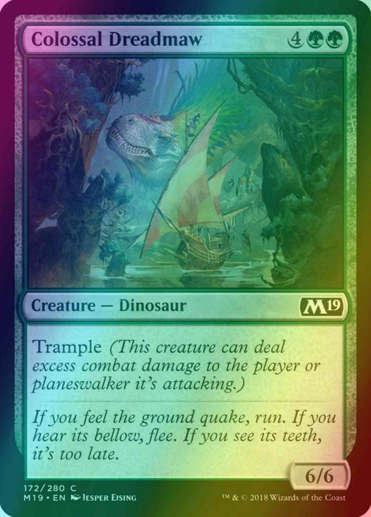 Colossal Dreadmaw [172] [Core Set 2019] [Foil]