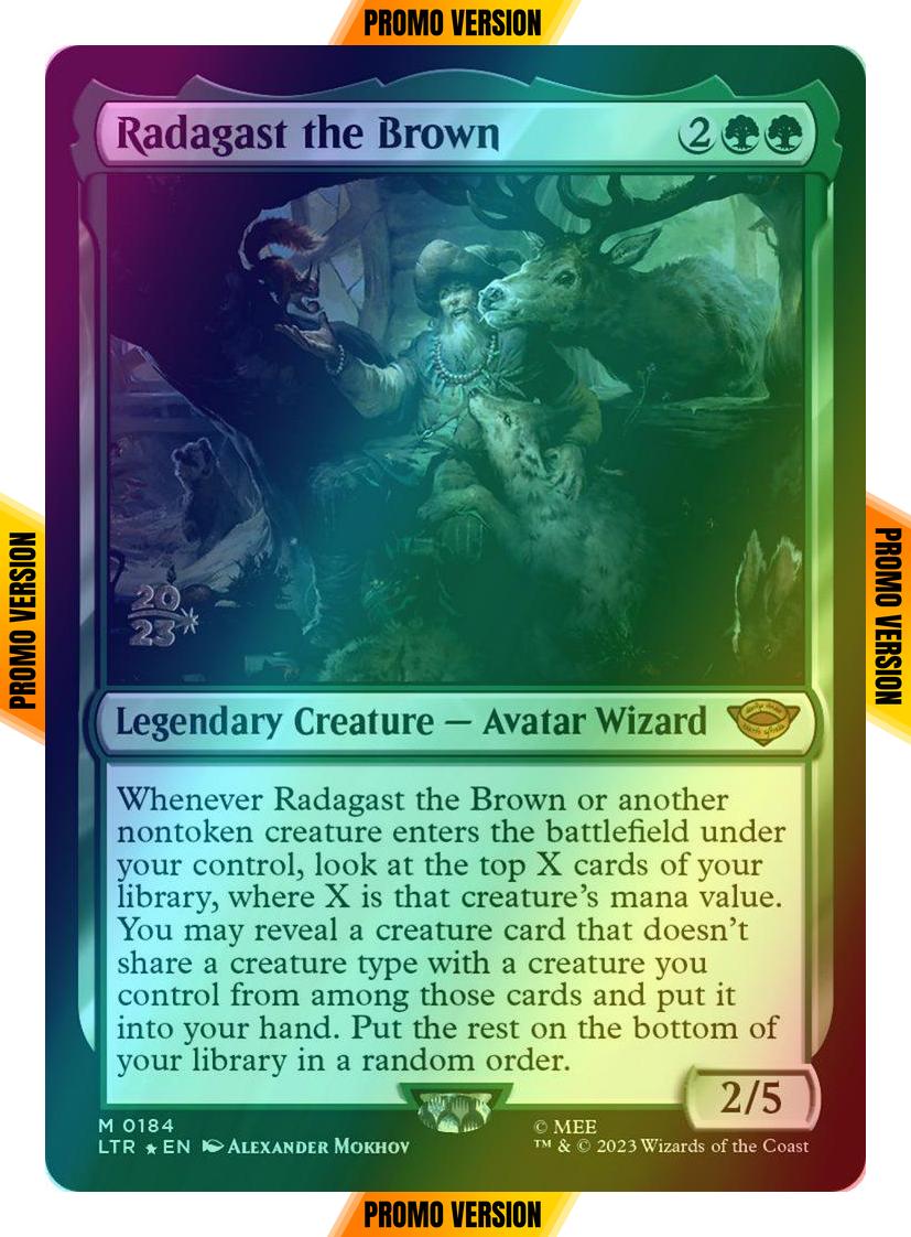 Radagast the Brown [184s] [Prerelease] [The Lord of the Rings: Tales of Middle-earth: Promos] [Foil]