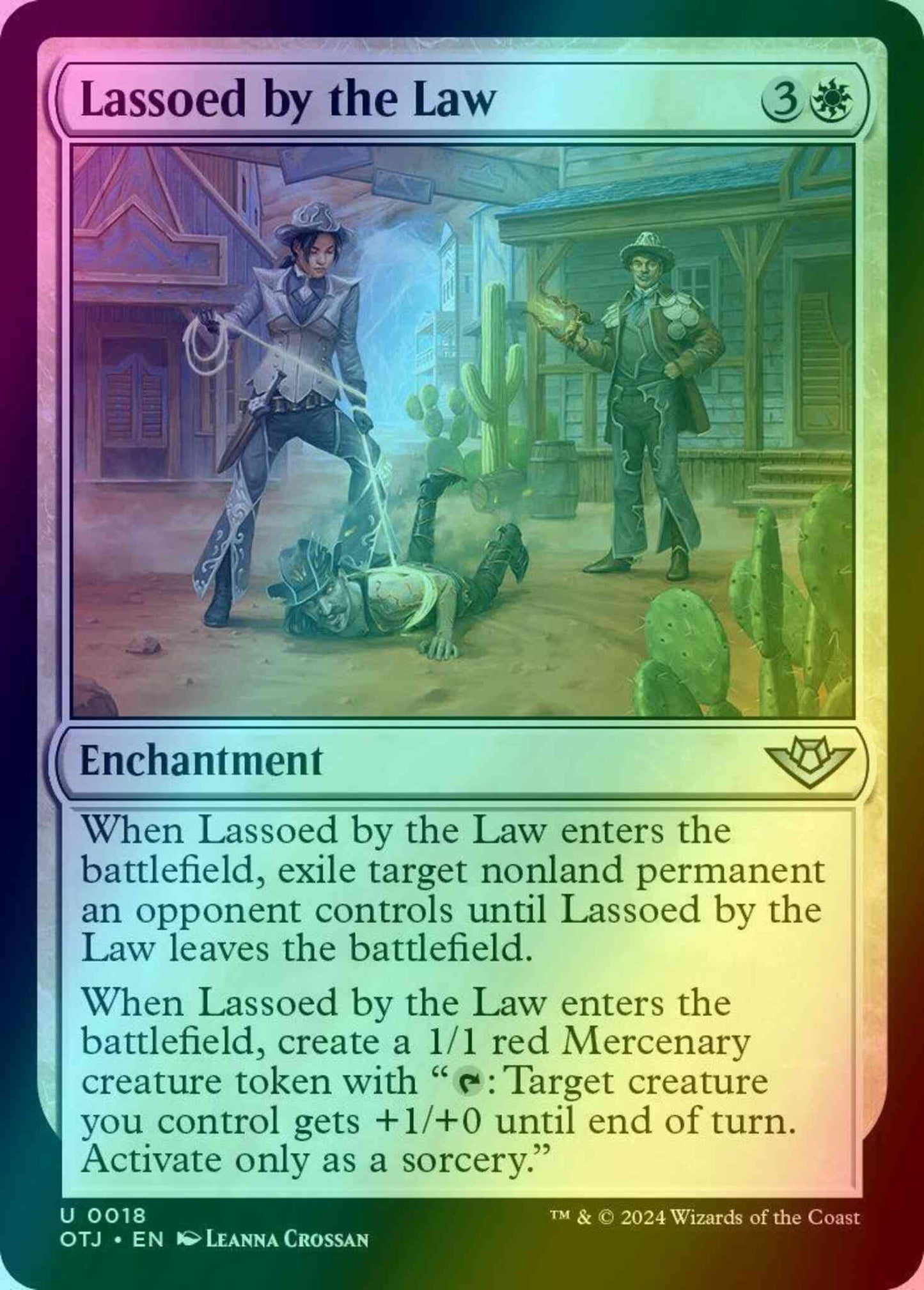 Lassoed by the Law [18] [Outlaws of Thunder Junction] [Foil]
