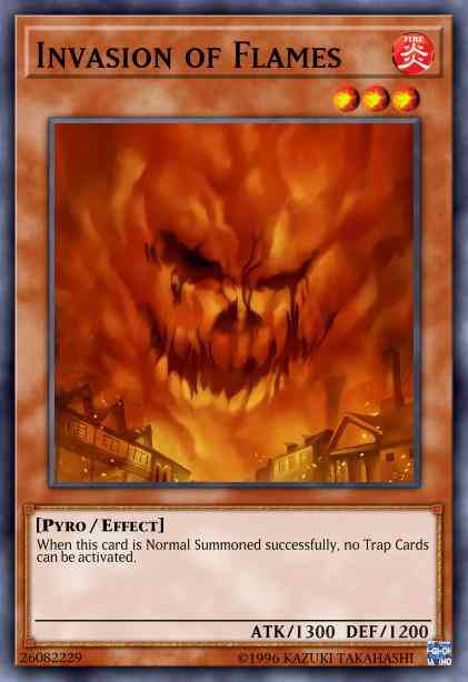 Invasion of Flames - RDS-EN024 - Common - 1st Edition
