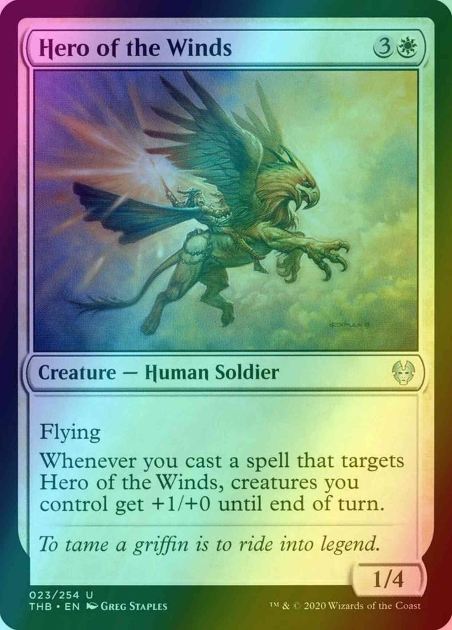 Hero of the Winds [23] [Theros Beyond Death] [Foil]