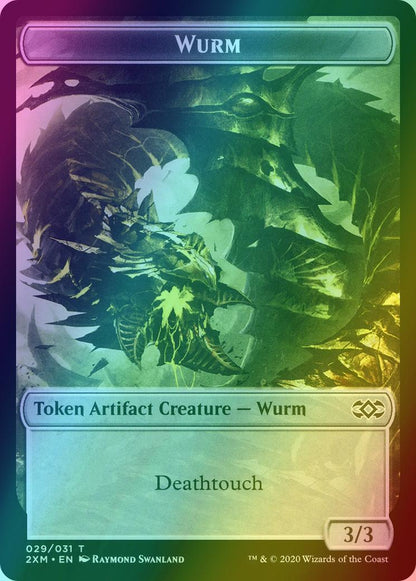 Human Soldier Token (05) // Wurm Token (29) [Double Masters Tokens] [Foil]