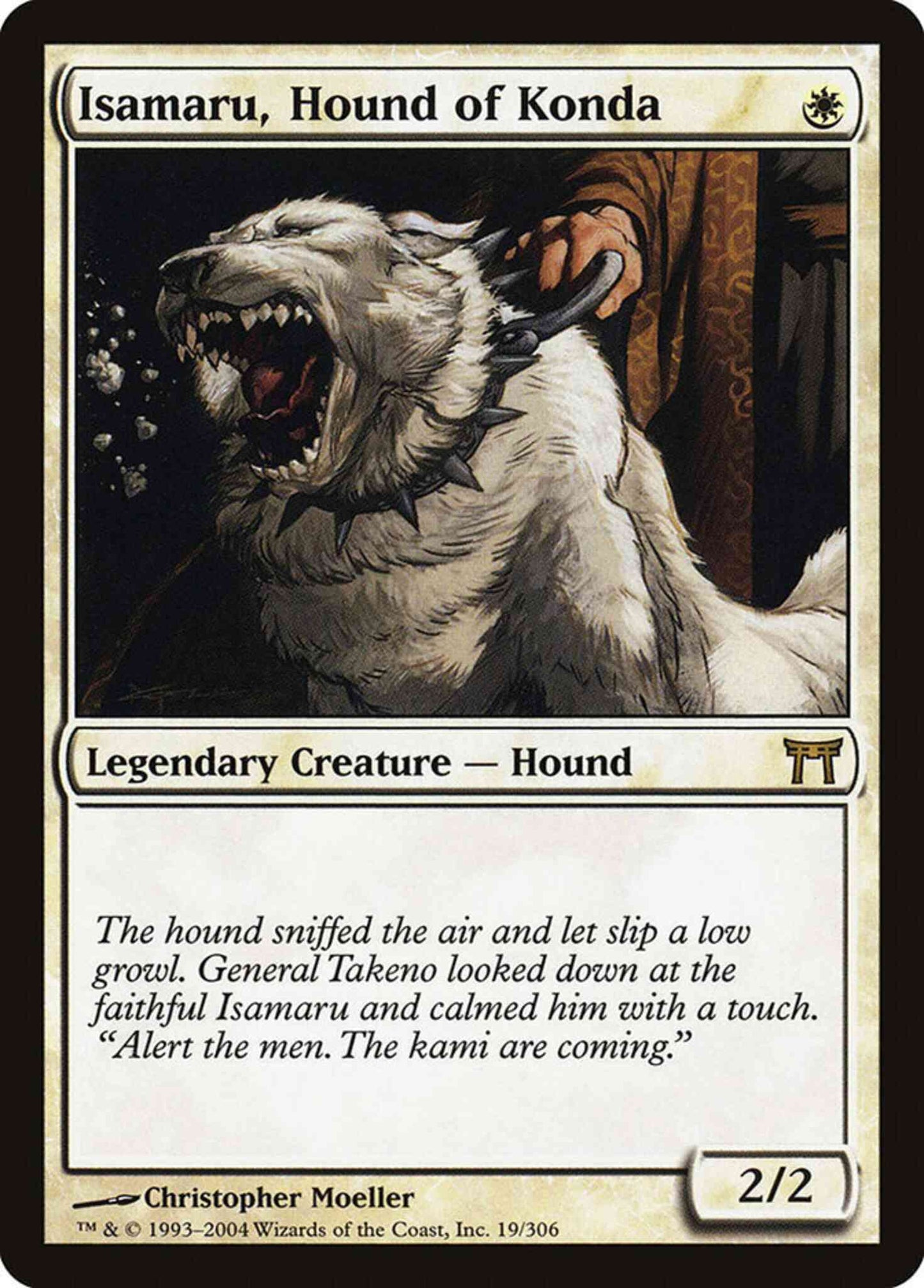 Isamaru, Hound of Konda [19] [Champions of Kamigawa] [Non-Foil]
