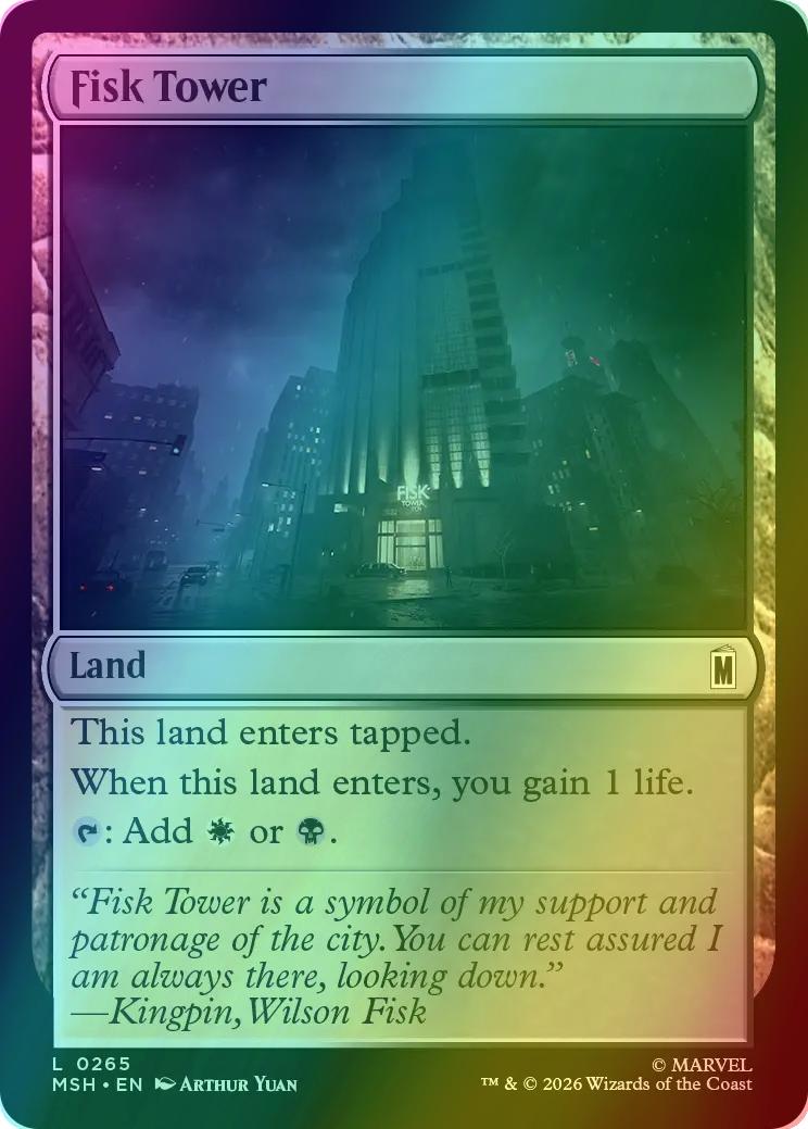 Fisk Tower [265] [Marvel Super Heroes] [Foil]