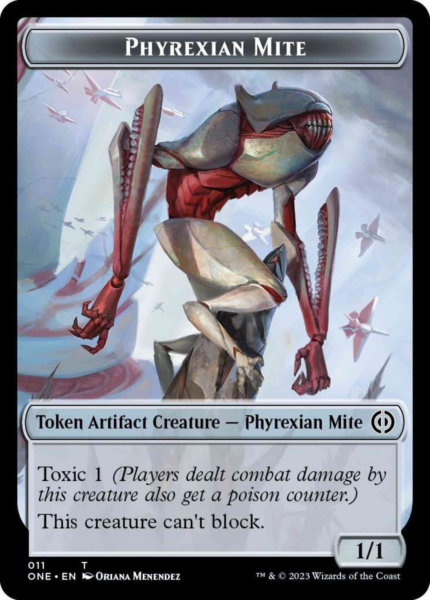 Phyrexian Mite Token [11] [Phyrexia: All Will Be One: Tokens] [Non-Foil]