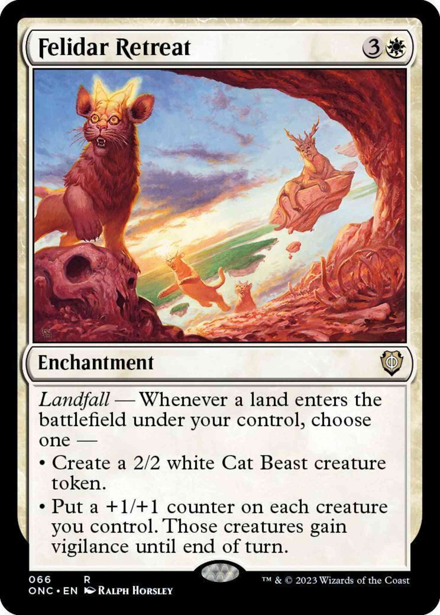 Felidar Retreat [66] [Phyrexia: All Will Be One: Commander] [Non-Foil]