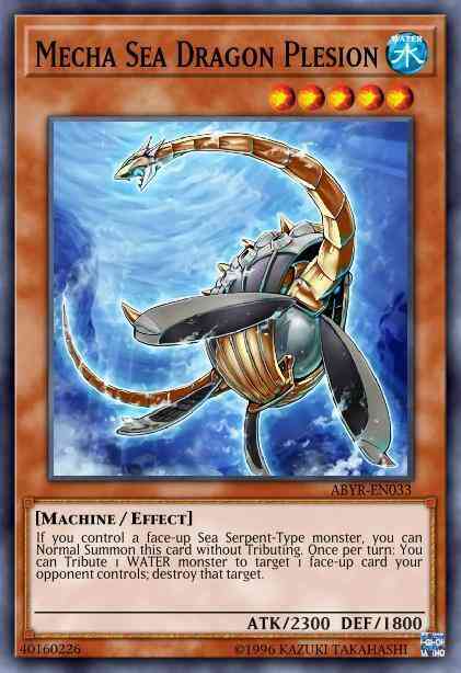 Mecha Sea Dragon Plesion - ABYR-EN033 - Common - Unlimited