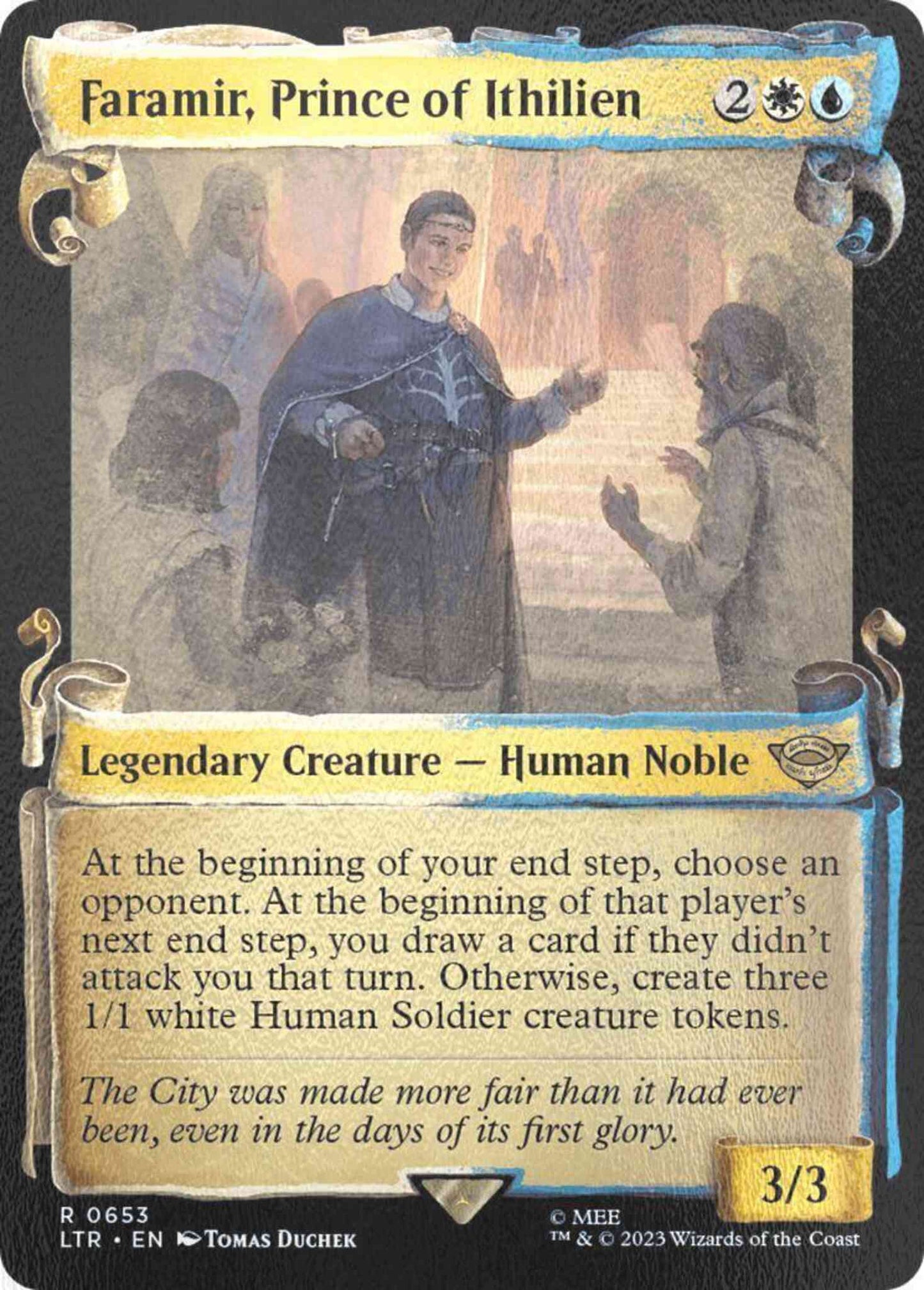 Faramir, Prince of Ithilien [653] [Scrolls Showcase] [The Lord of the Rings: Tales of Middle-earth] [Silver Foil]