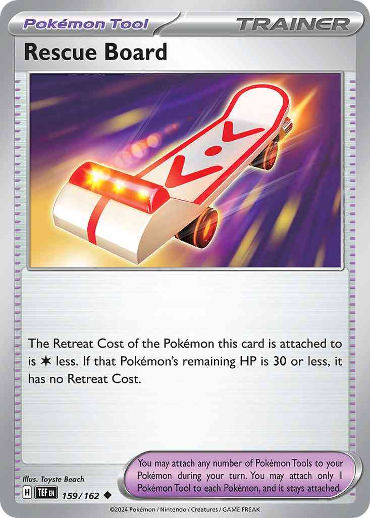 Rescue Board - 159/162 - Uncommon [sv05-159] [Non-Holo]