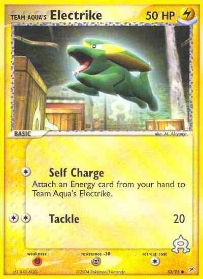Team Aqua's Electrike - 53/95 - Common [ex4-53] [Non-Holo]