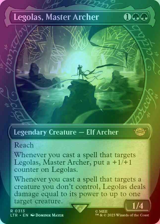 Legolas, Master Archer [313] [Ring Showcase] [The Lord of the Rings: Tales of Middle-earth] [Foil]