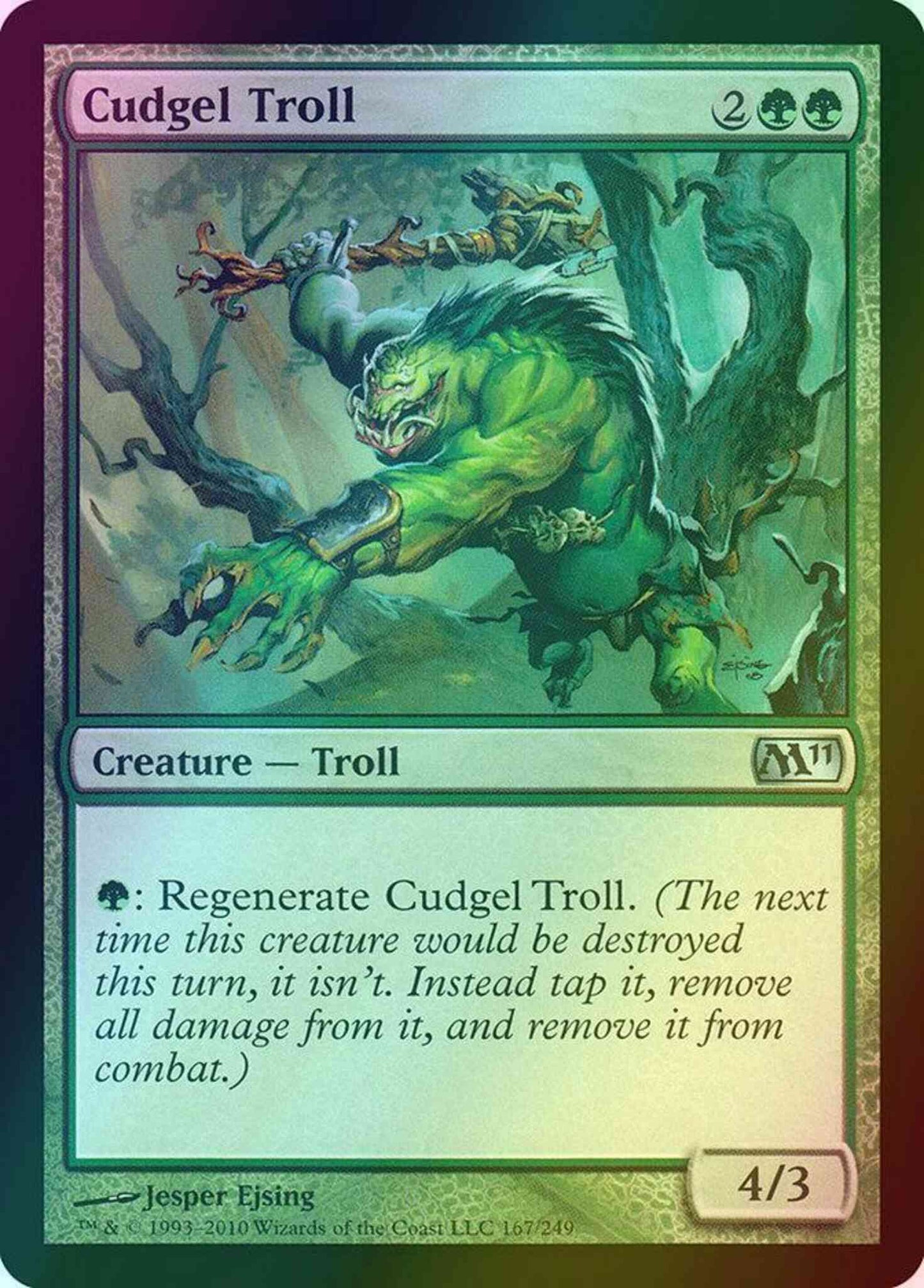 Cudgel Troll [167] [Magic 2011] [Foil]