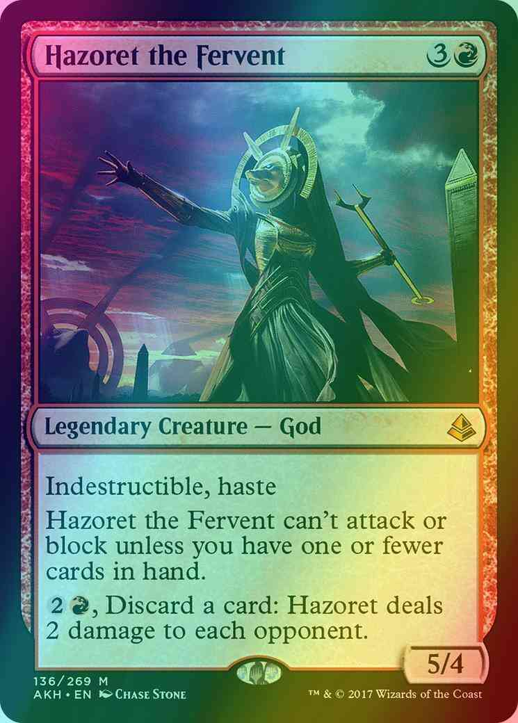 Hazoret the Fervent [136] [Amonkhet] [Foil]