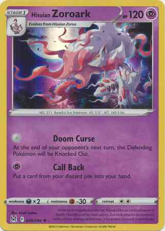 Hisuian Zoroark - 076/196 - Rare Holo [swsh11-076] [Holo]