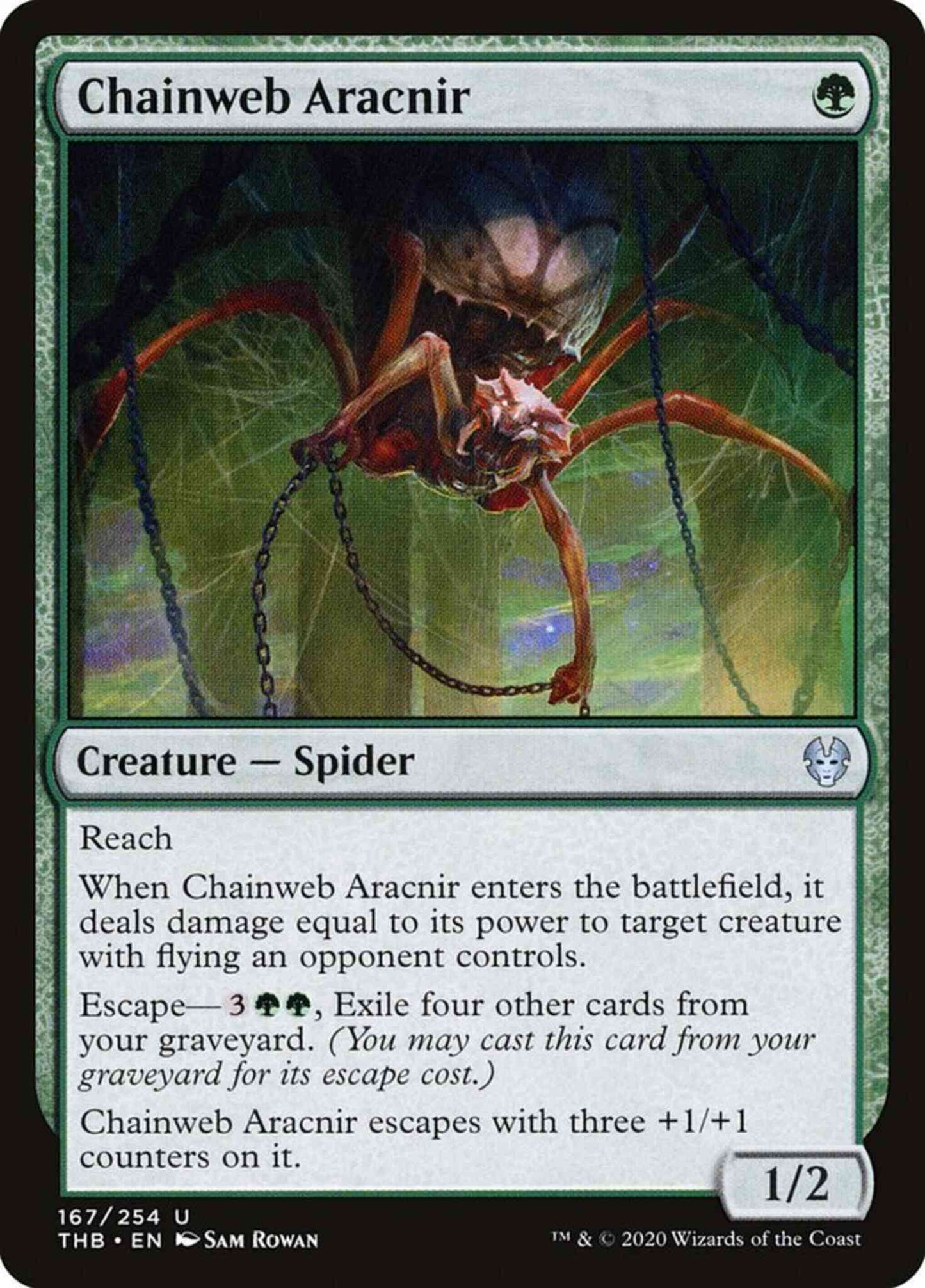 Chainweb Aracnir [167] [Theros Beyond Death] [Non-Foil]