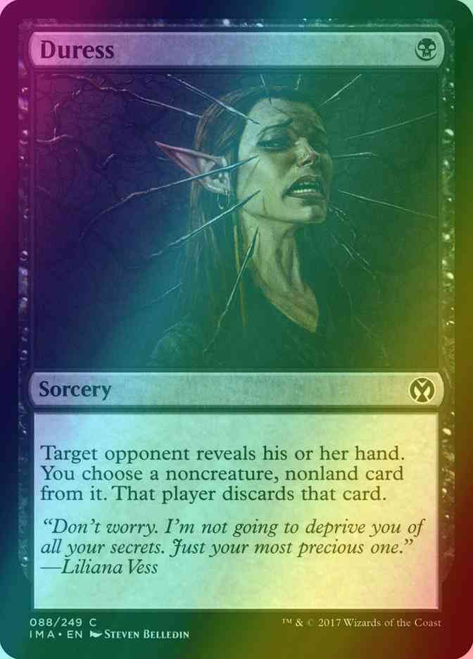 Duress [88] [Iconic Masters] [Foil]