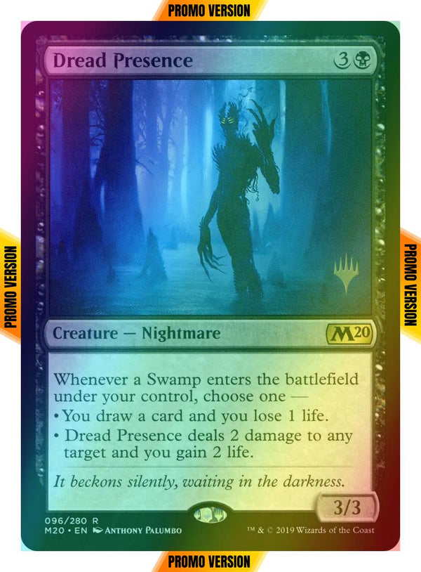 Dread Presence [96p] [Promo Pack] [Core Set 2020 Promos] [Foil]