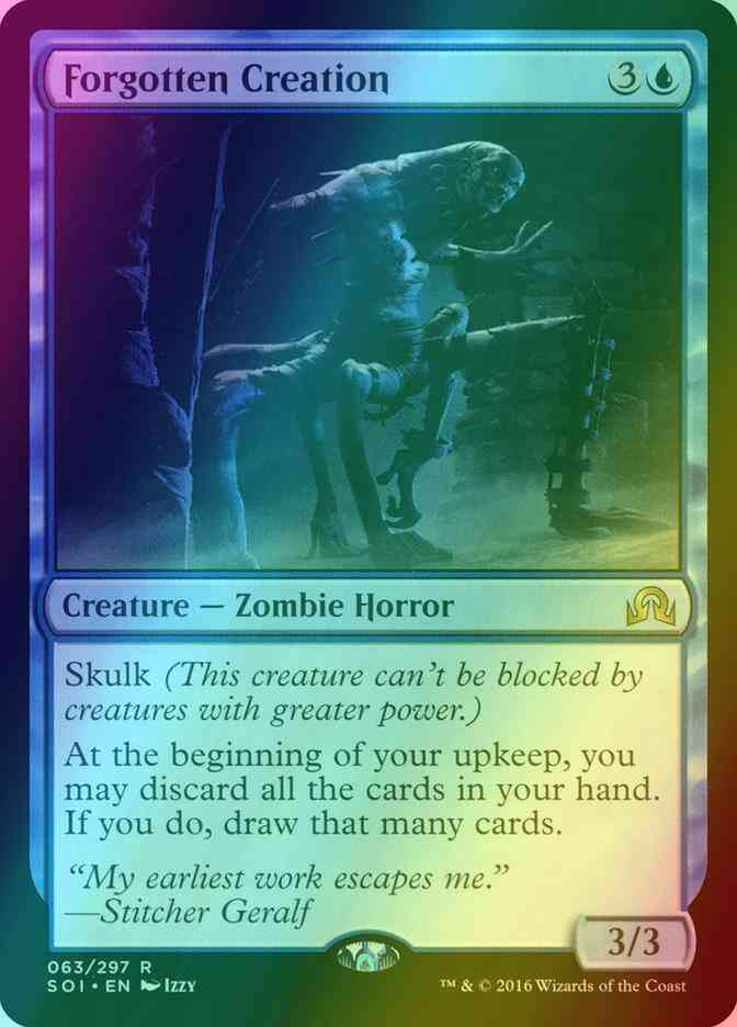 Forgotten Creation [63] [Shadows over Innistrad] [Foil]