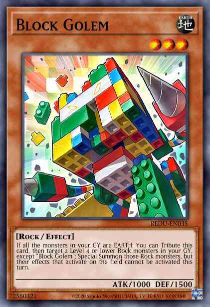 Block Golem - SBCB-EN032 - Common - 1st Edition