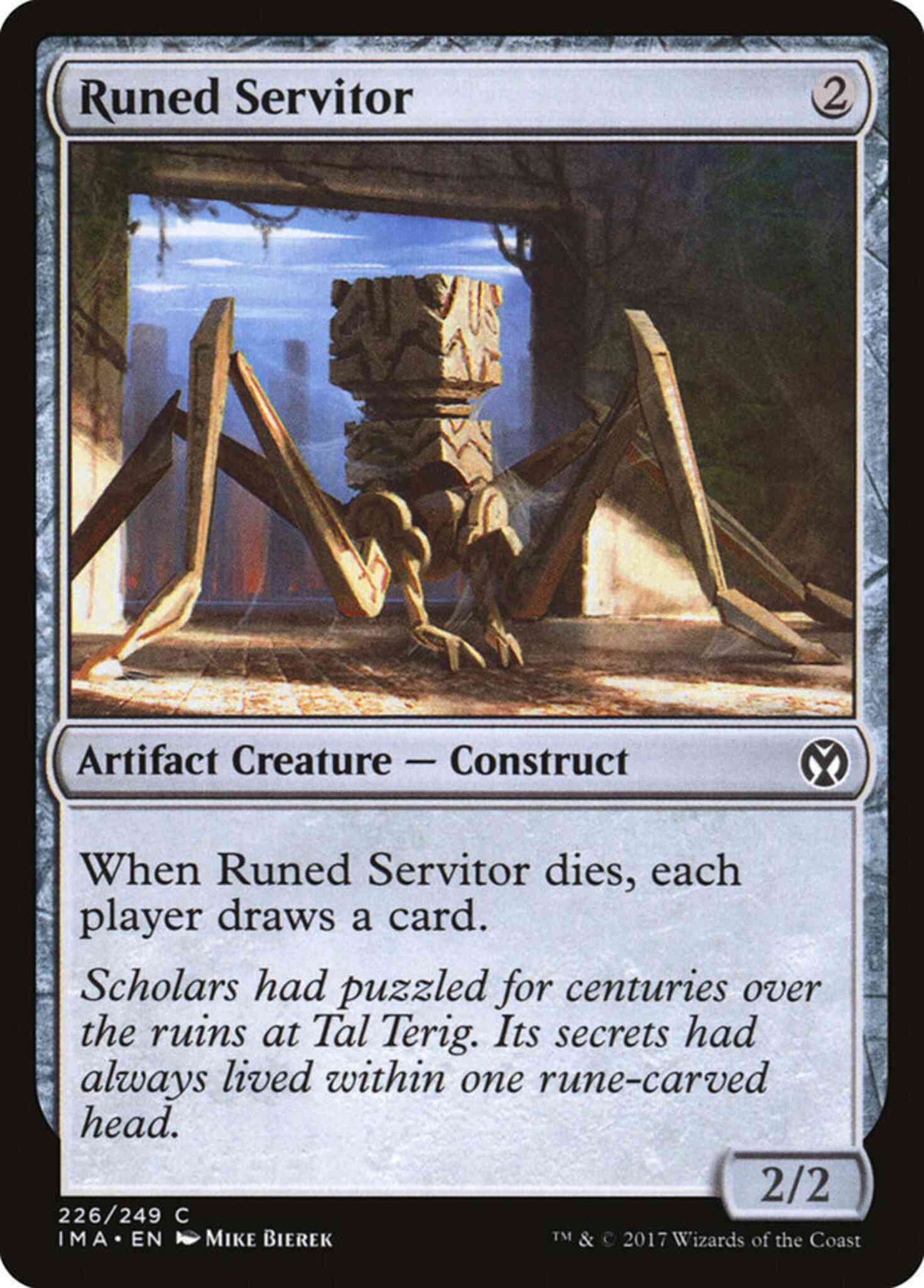 Runed Servitor [226] [Iconic Masters] [Non-Foil]