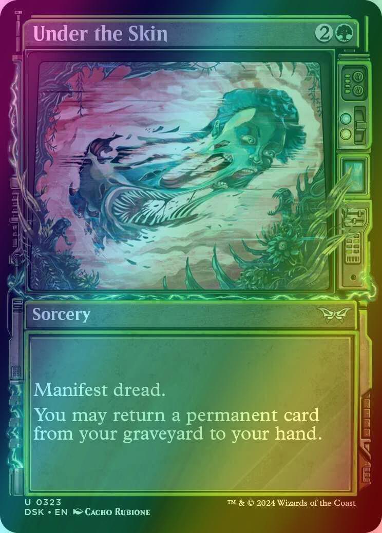 Under the Skin [323] [Paranormal Frame] [Duskmourn: House of Horror] [Foil]