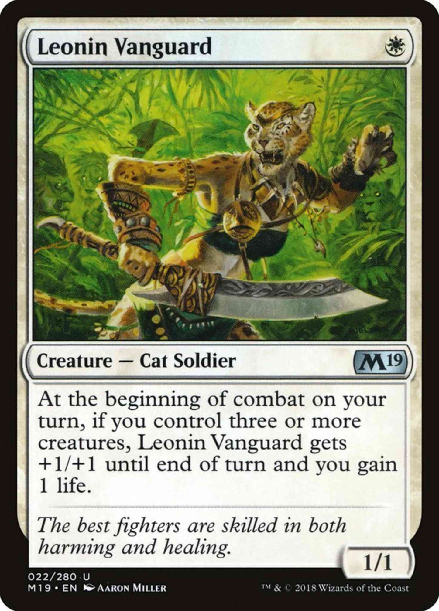 Leonin Vanguard [22] [Core Set 2019] [Non-Foil]