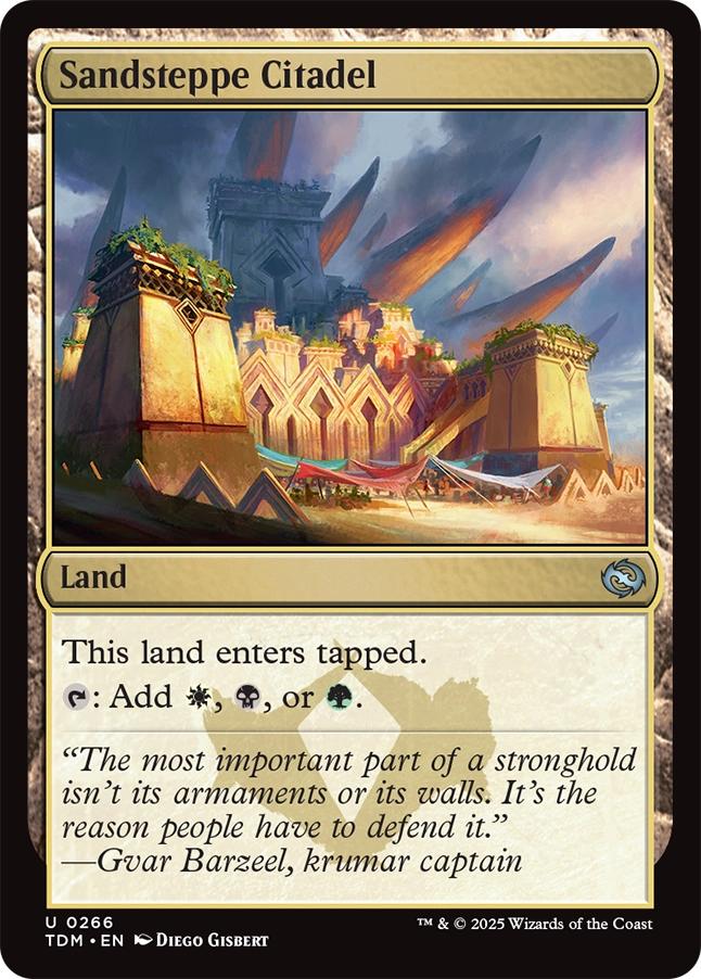 Sandsteppe Citadel [266] [Tarkir: Dragonstorm] [Non-Foil]