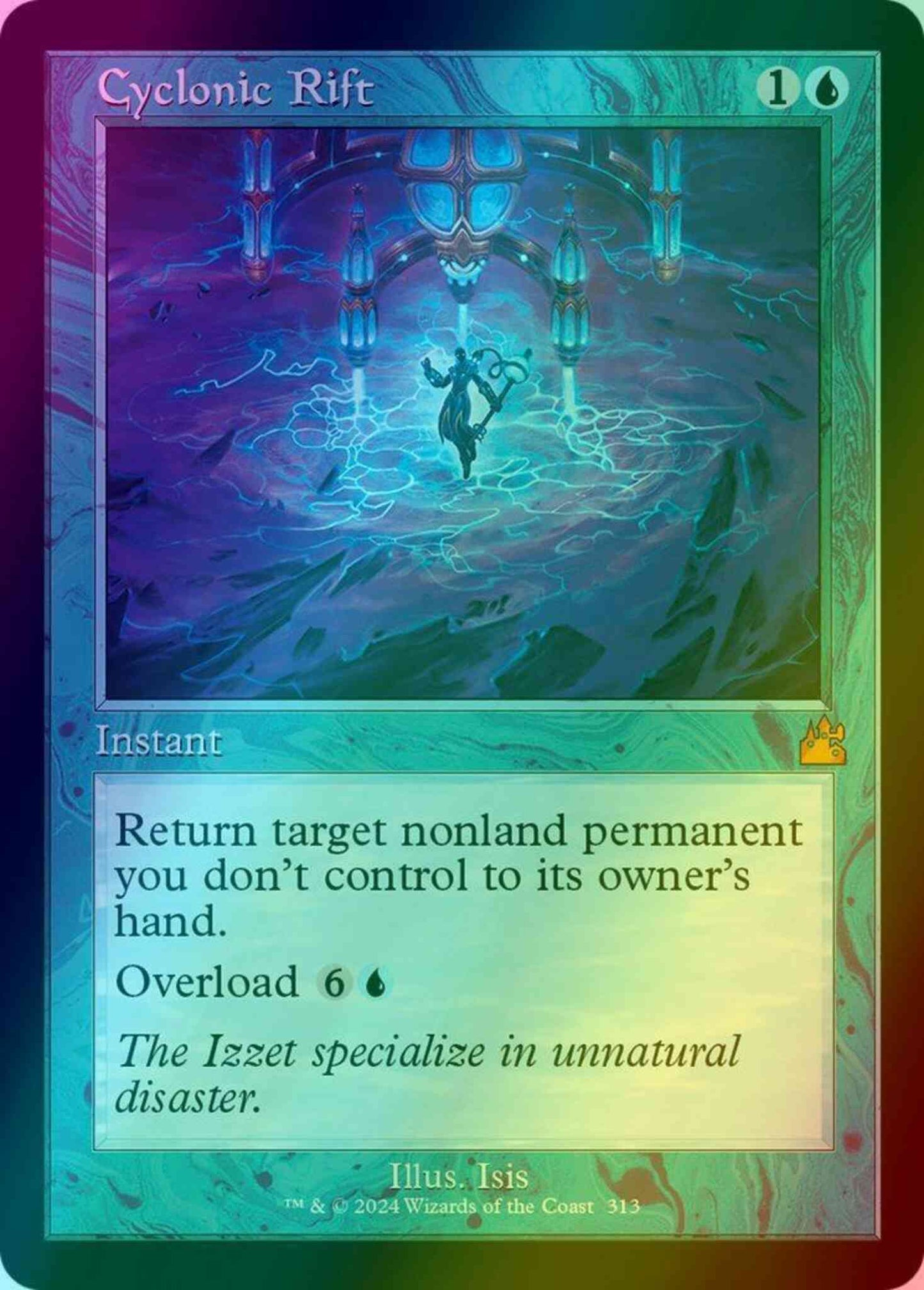Cyclonic Rift [313] [Retro Frame] [Ravnica Remastered] [Foil]