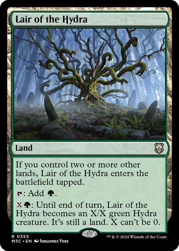 Lair of the Hydra [353] [Modern Horizons 3: Commander] [Non-Foil]