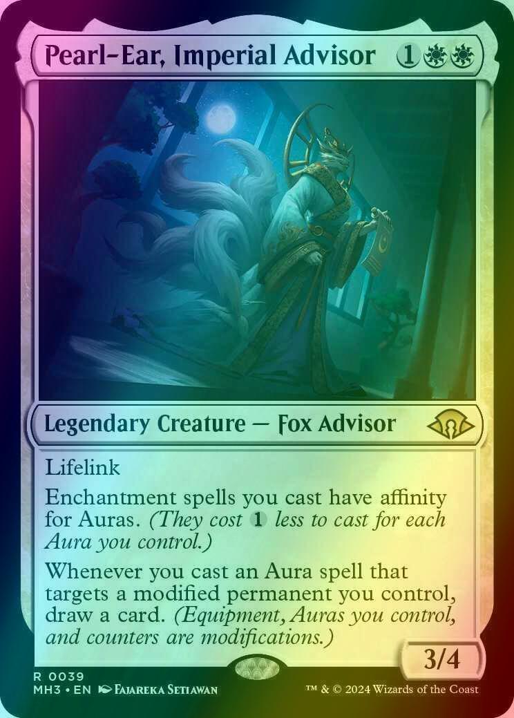 Pearl-Ear, Imperial Advisor [39] [Modern Horizons 3] [Foil]