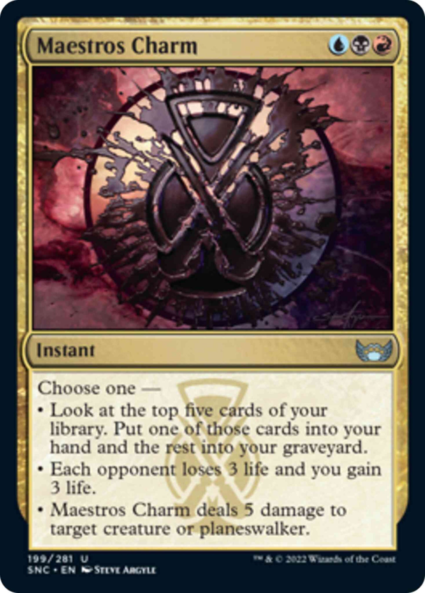 Maestros Charm [199] [Streets of New Capenna] [Non-Foil]