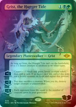 Grist, the Hunger Tide [306] [Borderless] [Modern Horizons 2] [Foil]