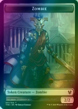 Satyr Token (09) // Zombie Token (07) [Theros Beyond Death Tokens] [Foil]