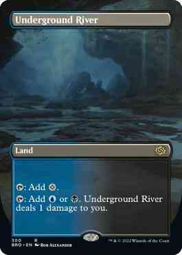 Underground River [300] [Borderless] [The Brothers' War] [Non-Foil]