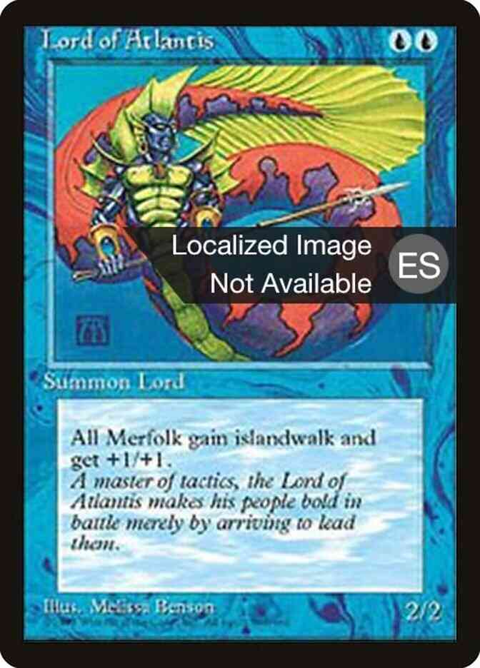 Lord of Atlantis - Portuguese [82] [Fourth Edition Black Border: Portuguese] [Non-Foil]