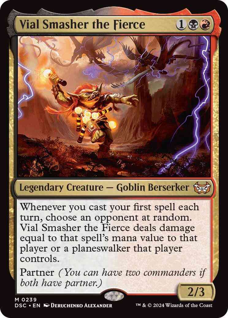 Vial Smasher the Fierce [239] [Duskmourn: House of Horror: Commander] [Non-Foil]