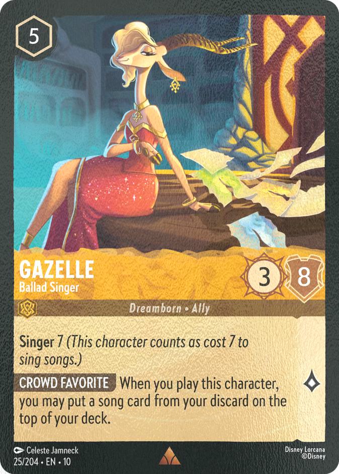 Gazelle - Ballad Singer - 25/204 [Whispers in the Well] [Cold Foil]