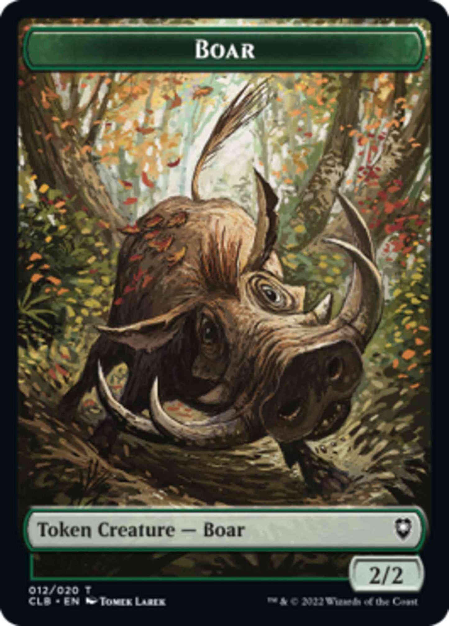 Boar Token (12) // Ogre Token (36) [Commander Legends: Battle for Baldur's Gate: Tokens] [Non-Foil]