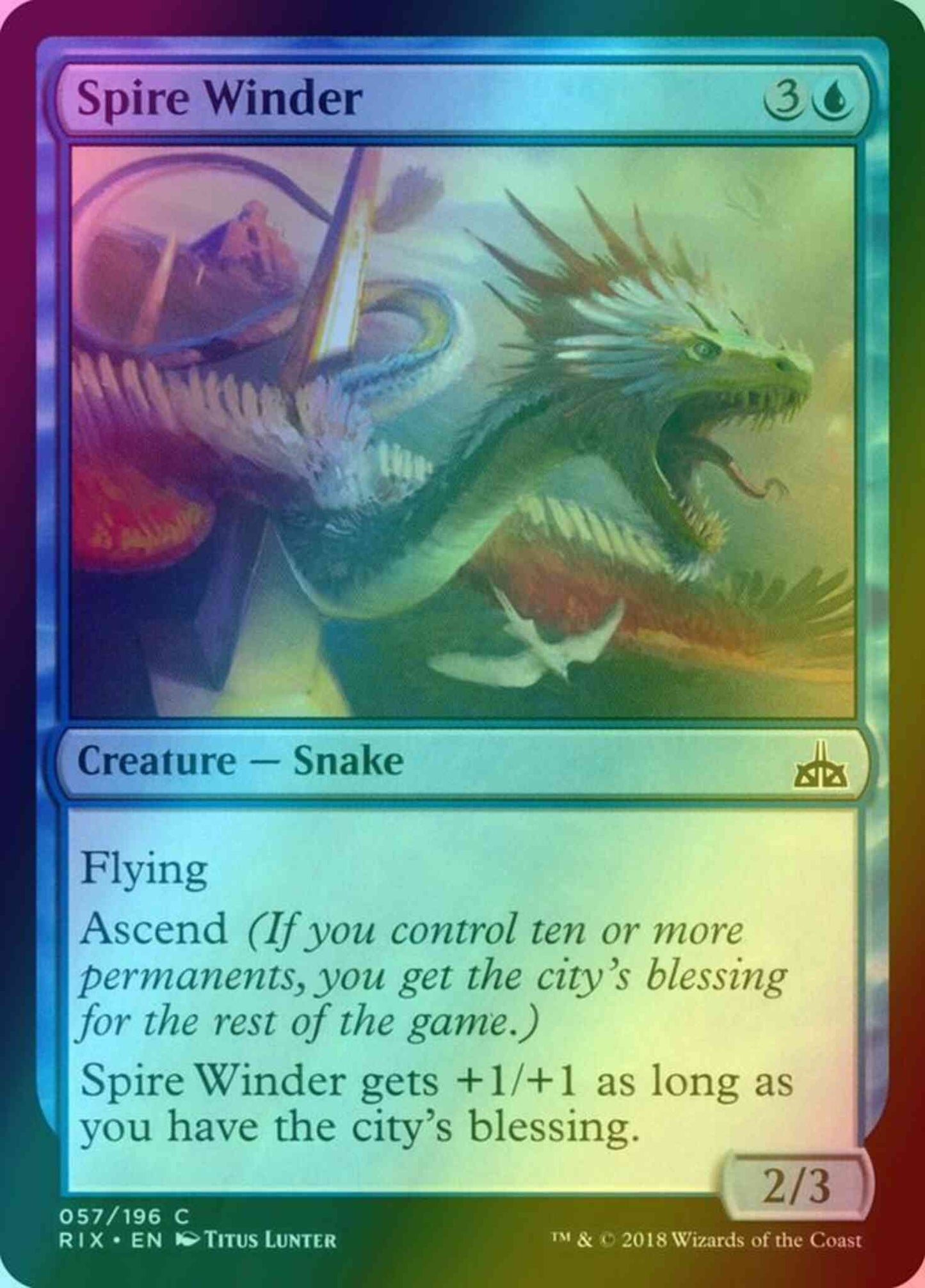Spire Winder [57] [Rivals of Ixalan] [Foil]