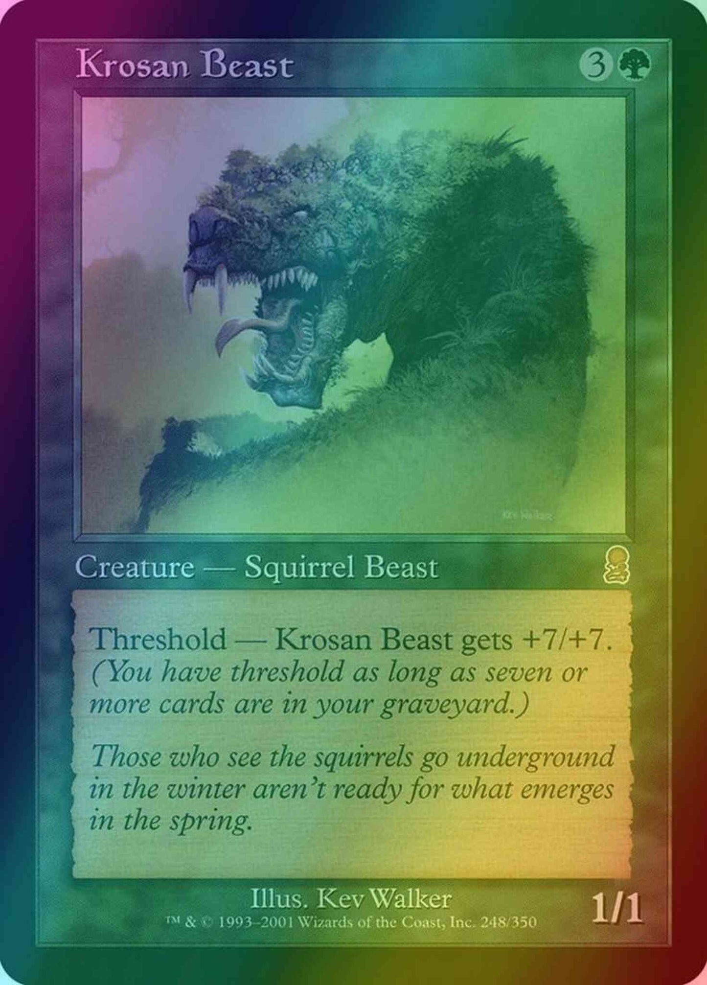 Krosan Beast [248] [Odyssey] [Foil]