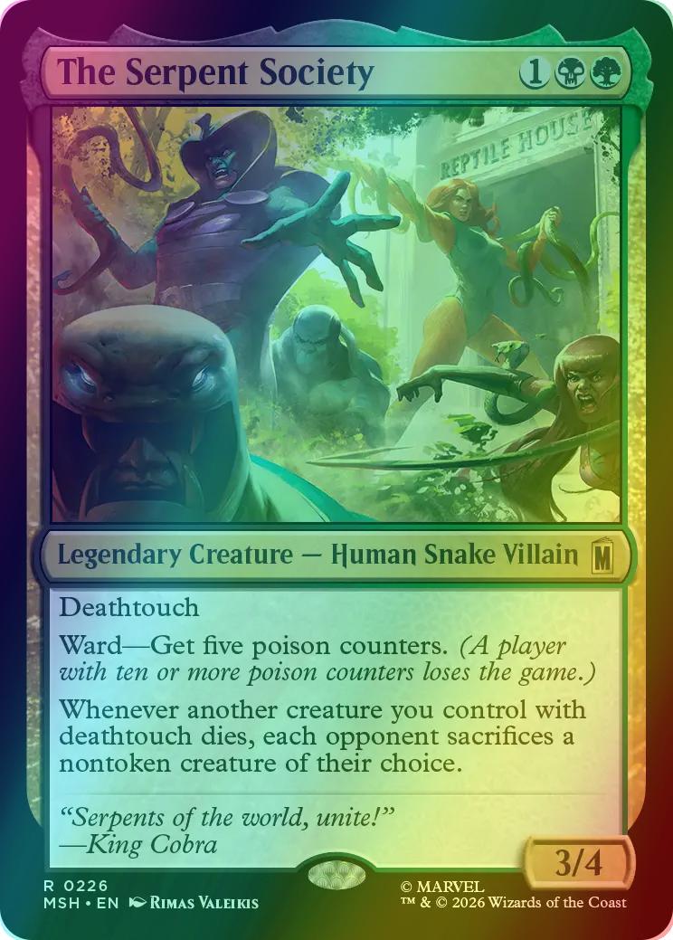 The Serpent Society [226] [Marvel Super Heroes] [Foil]