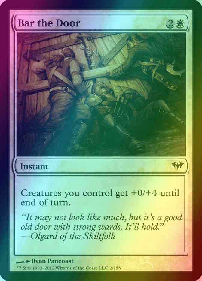 Bar the Door [2] [Dark Ascension] [Foil]