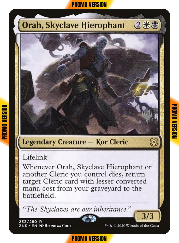 Orah, Skyclave Hierophant [Promo Pack] [233p] [Zendikar Rising Promos] [Foil]